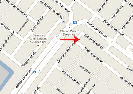 Routekaart naar Ditha Hairstyling